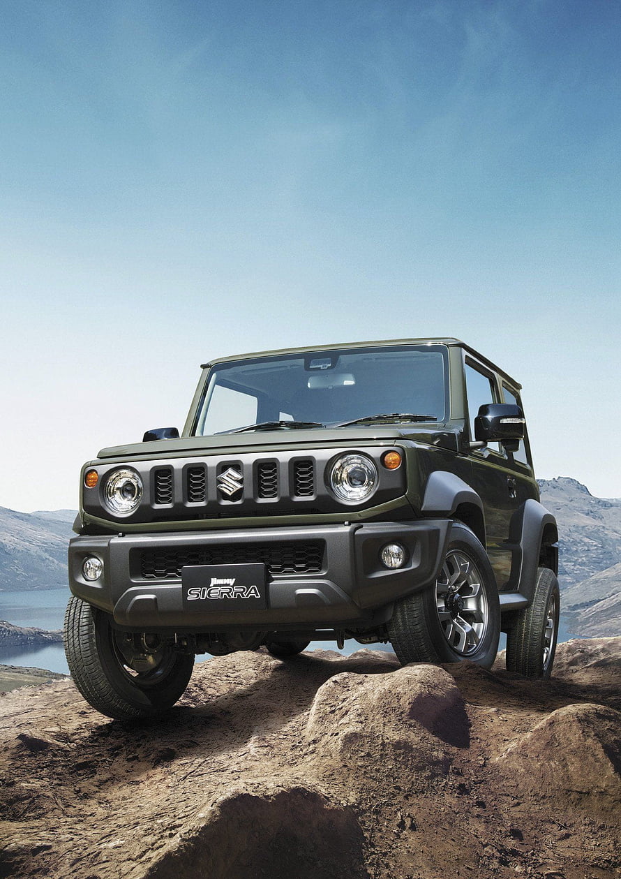 Suzuki Jimny Sierra Off-Road Adventure in Mountainous Terrain HD phone wallpaper