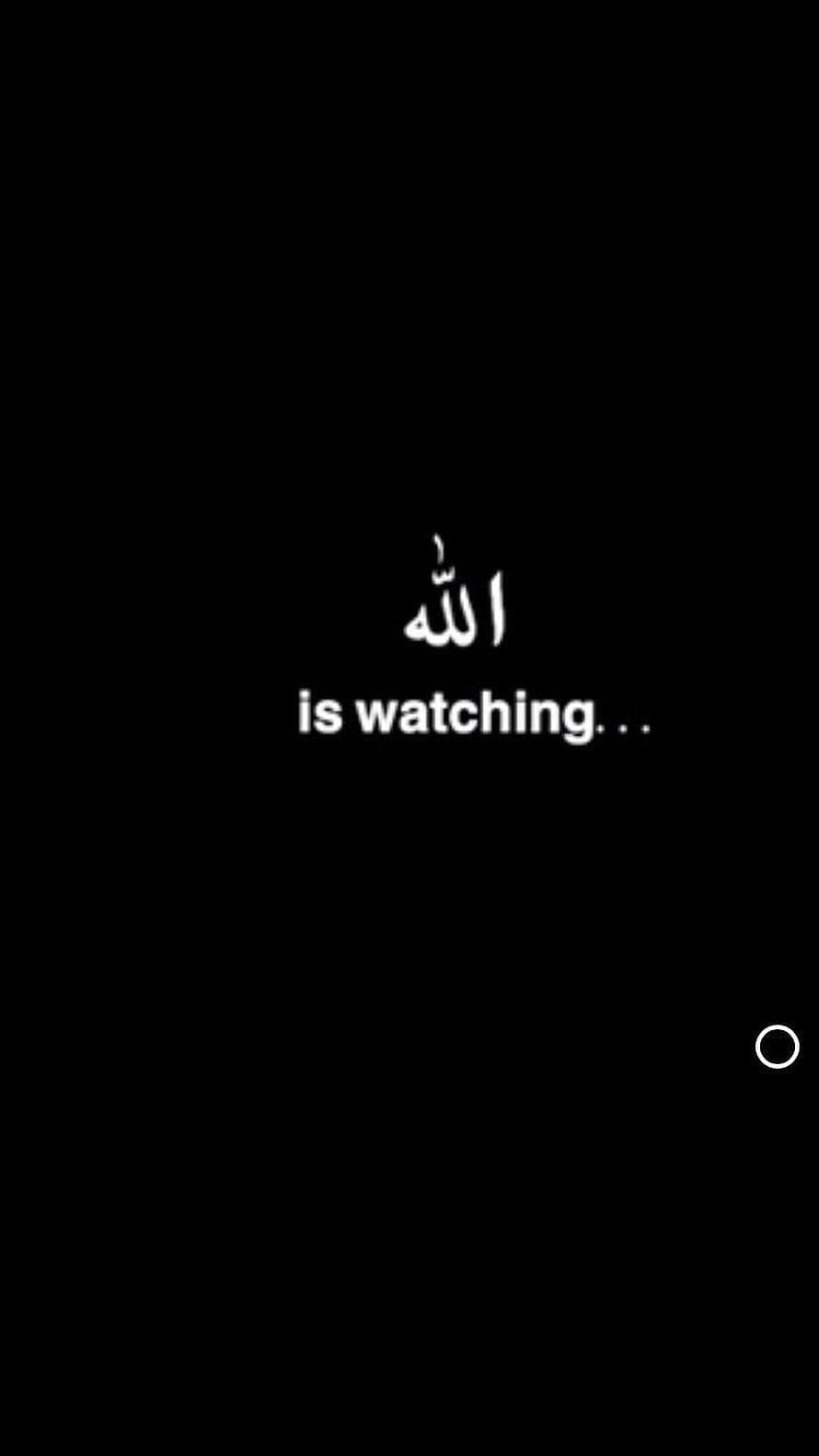 Minimalist Islamic Reminder Wallpaper with Arabic Calligraphy on Black Background HD phone wallpaper