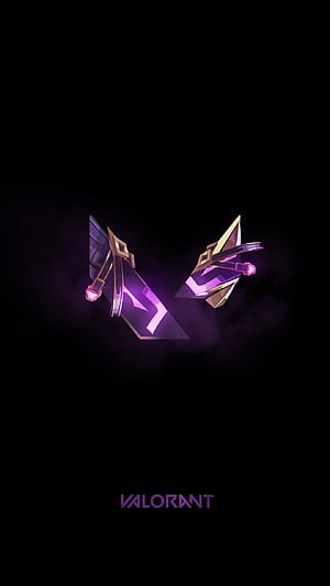 Valorant Viper Agent Neon Purple Logo Wallpaper HD phone wallpaper