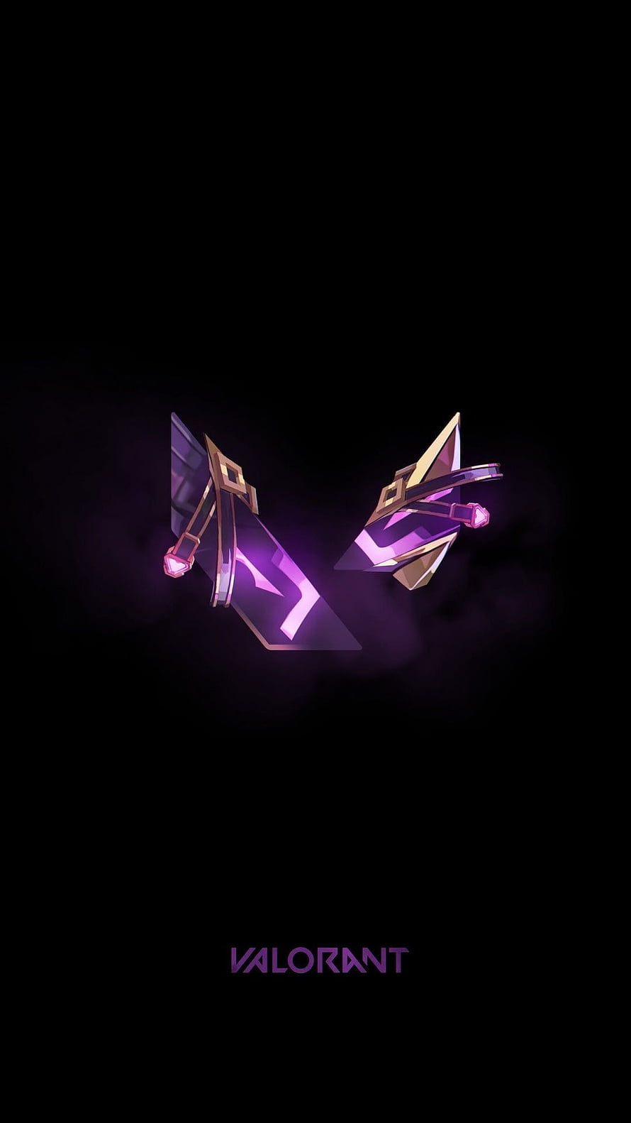 Valorant Viper Agent Neon Purple Logo Wallpaper HD phone wallpaper