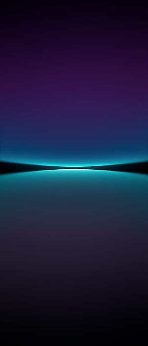 Abstract Dark Purple and Teal Gradient Horizon Wallpaper HD phone wallpaper