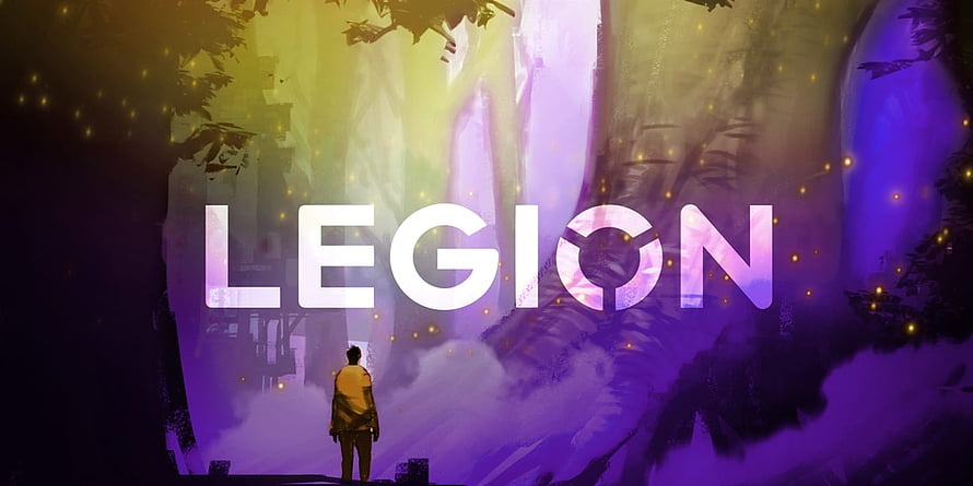 Legion TV Series Wallpaper Featuring Character Silhouette in Mystical Forest HD wallpaper