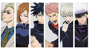 Jujutsu Kaisen Character Lineup Anime Wallpaper HD wallpaper