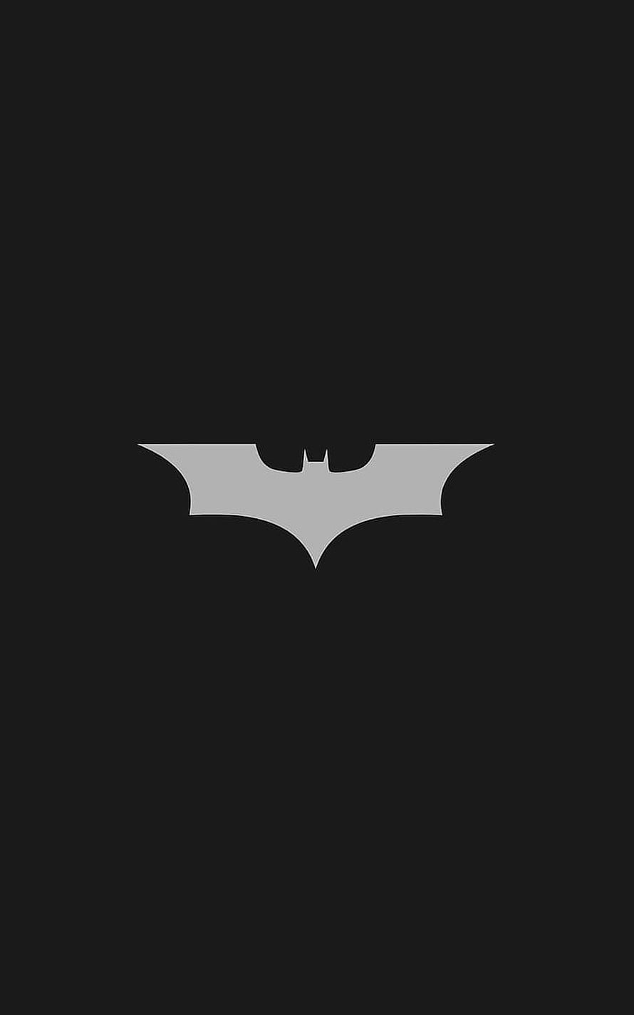 Minimalist Batman Logo on Dark Background, : Batman, Batman Logo, minimalism, Portrait, batman minimalistic HD phone wallpaper