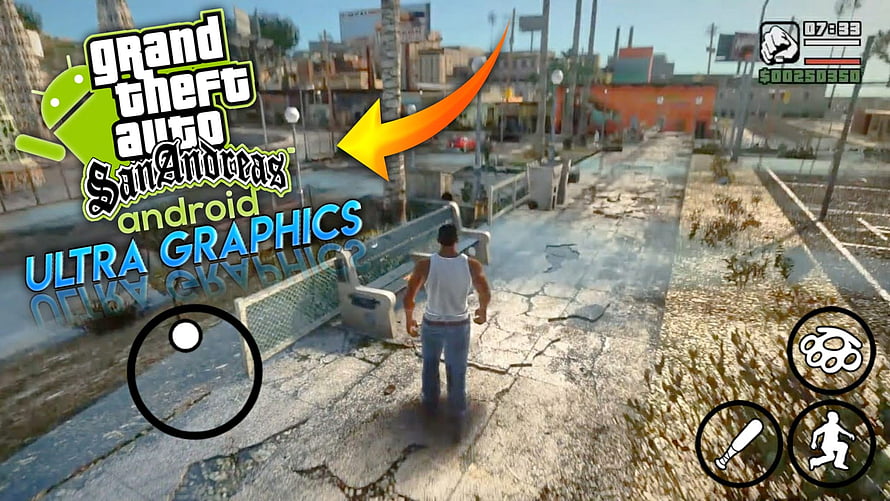 Grand Theft Auto San Andreas Android Gameplay With Ultra Graphics Mod HD wallpaper