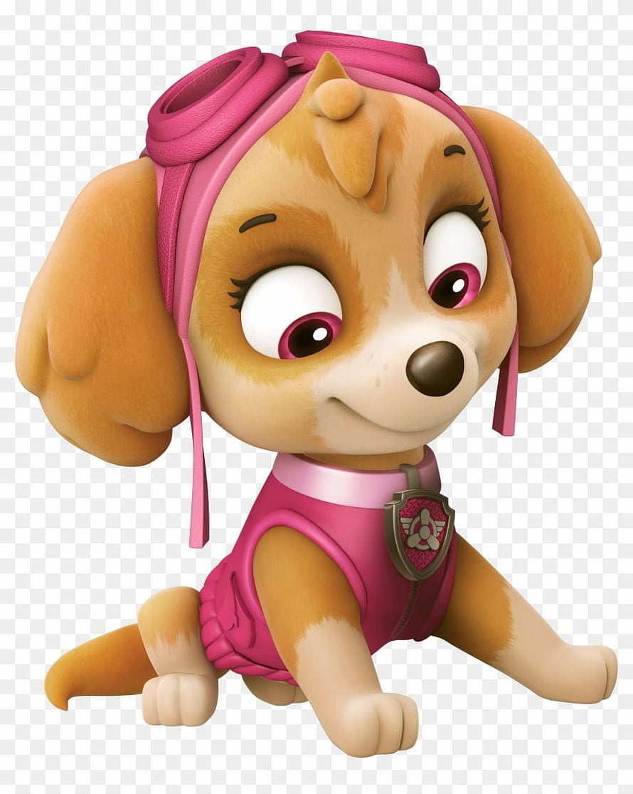 Skye from Paw Patrol in Pink Aviator Outfit and Goggles HD phone wallpaper