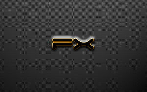 FXTM Logo on Dark Carbon Fiber Texture Background HD wallpaper