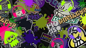 Splatoon 3 Splatfest Stickers and Logos Wallpaper HD wallpaper