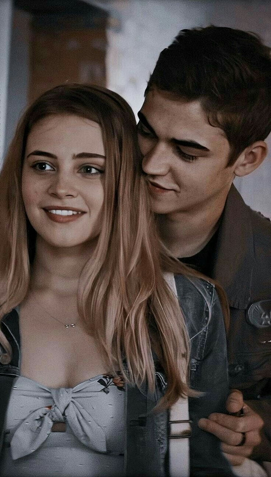 Hermione Granger and Harry Potter romantic couple portrait from Harry Potter film series, Tessa and Hardin After movie, after tessa and hardin HD phone wallpaper