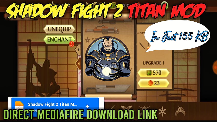 Shadow Fight 2 Titan Mod APK Download - Direct Mediafire Link HD wallpaper