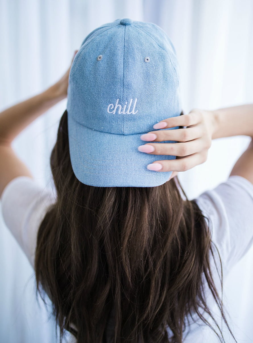 Woman Wearing Light Blue Chill Embroidered Baseball Cap From Behind, instagram profile ideas for girls”的图片搜索结果, instagram girls dp HD phone wallpaper