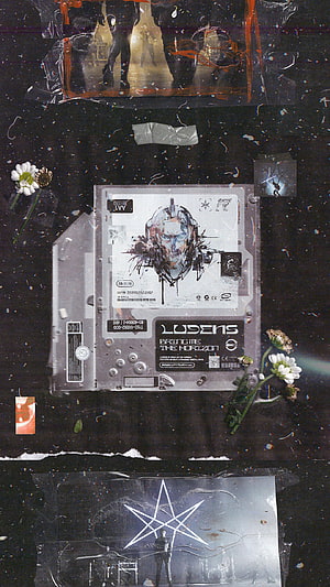 Bring Me The Horizon Ludens Album Artwork Collage with Glitch Effects and Daisies HD phone wallpaper