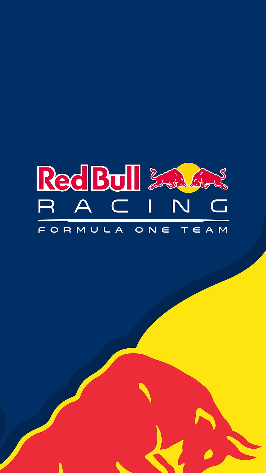 Red Bull Racing Formula One Team Logo Wallpaper HD phone wallpaper