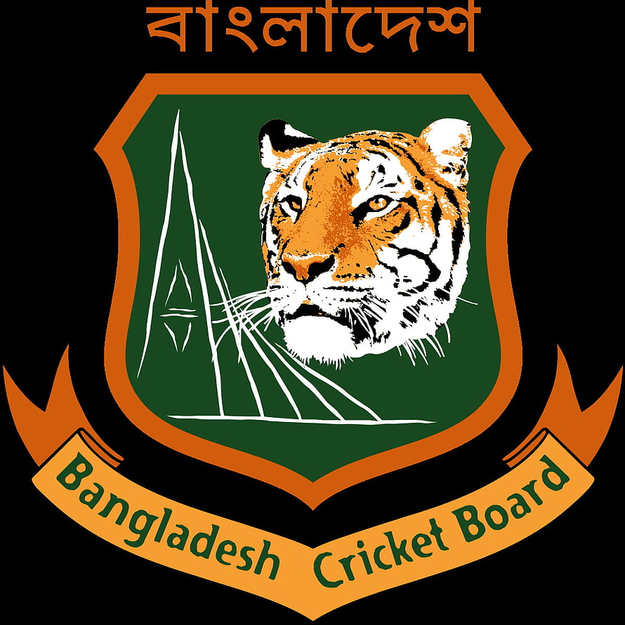 Bangladesh Cricket Board Emblem Featuring Tiger Head and National Flag Colors HD phone wallpaper