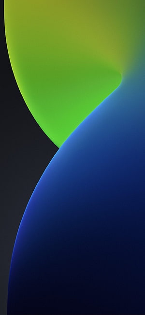 Abstract Green and Blue Gradient Curves Wallpaper HD phone wallpaper