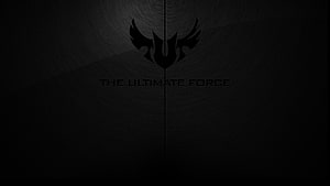 The Ultimate Force Logo on Dark Textured Background HD wallpaper