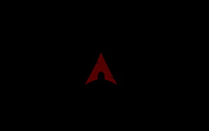 Red Akatsuki Cloud Symbol on Black Background HD wallpaper