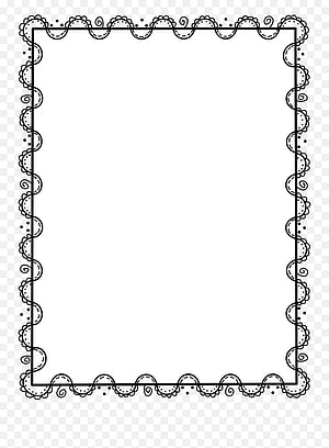Black and White Lace Border Frame for Coloring Pages and Crafts HD phone wallpaper