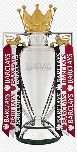 Barclays Premier League Championship Trophy with Gold Crown and Lions HD phone wallpaper