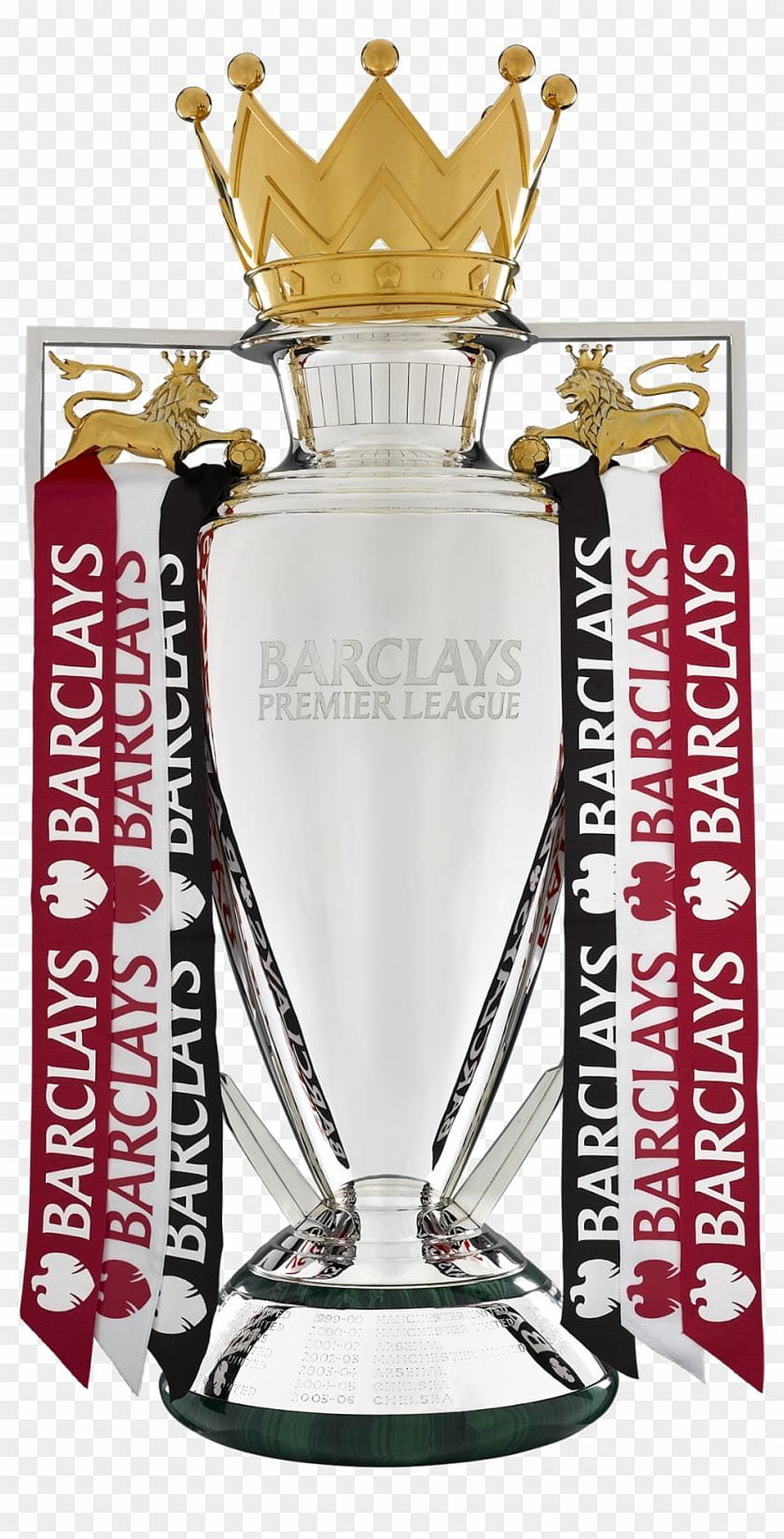 Barclays Premier League Championship Trophy with Gold Crown and Lions HD phone wallpaper