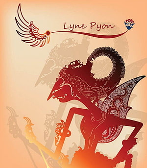 Stylized Wayang Kulit Silhouette of Werkudara in Traditional Indonesian Shadow Puppet Art HD phone wallpaper