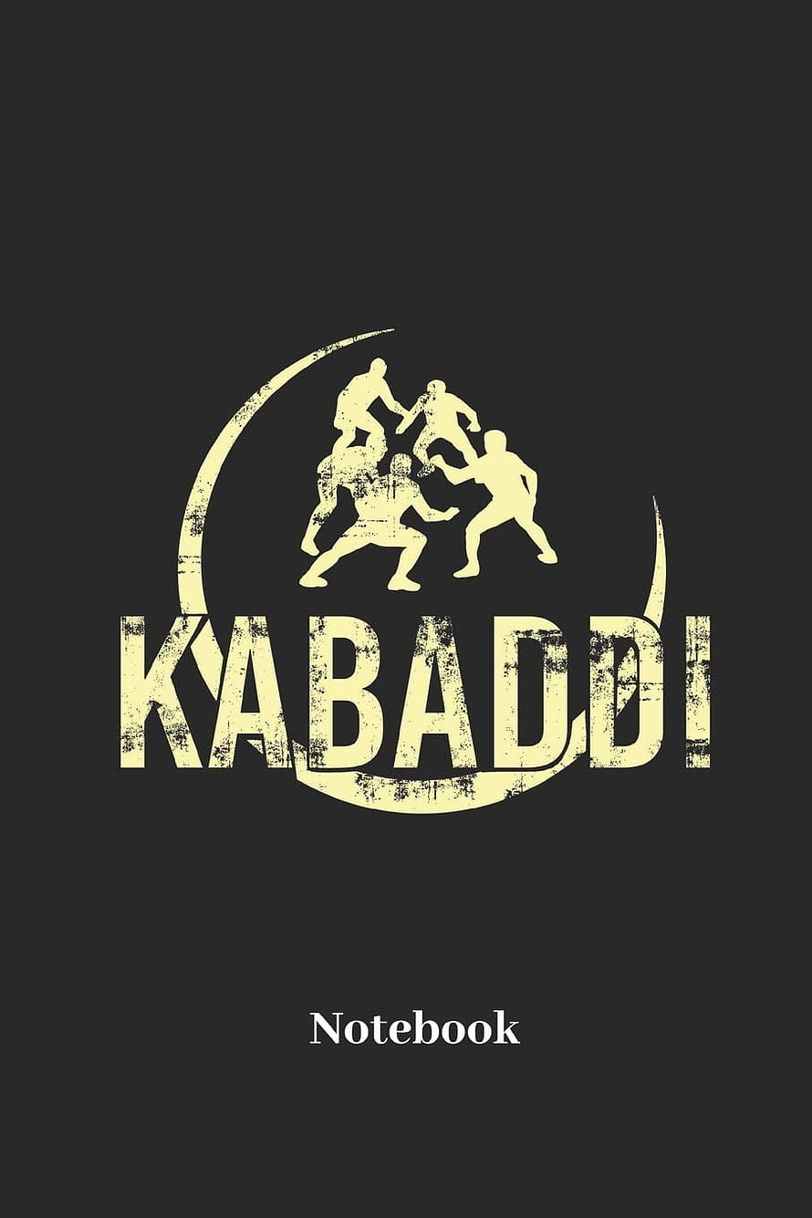 Kabaddi Sport Team Tackle Logo Design Notebook Cover Art HD phone wallpaper