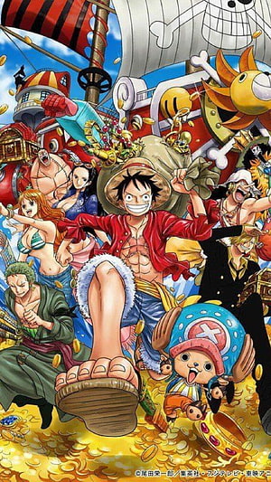 One Piece Straw Hat Pirates Treasure Adventure Wallpaper HD phone wallpaper