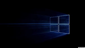 Windows 10 Default Blue Window Logo Wallpaper HD wallpaper