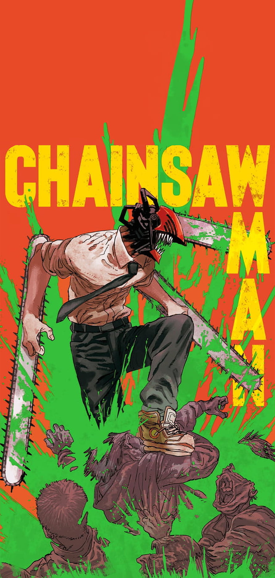 Chainsaw Man Denji Anime Poster Artwork, denji chainsaw man, #Chainsaw Man HD phone wallpaper