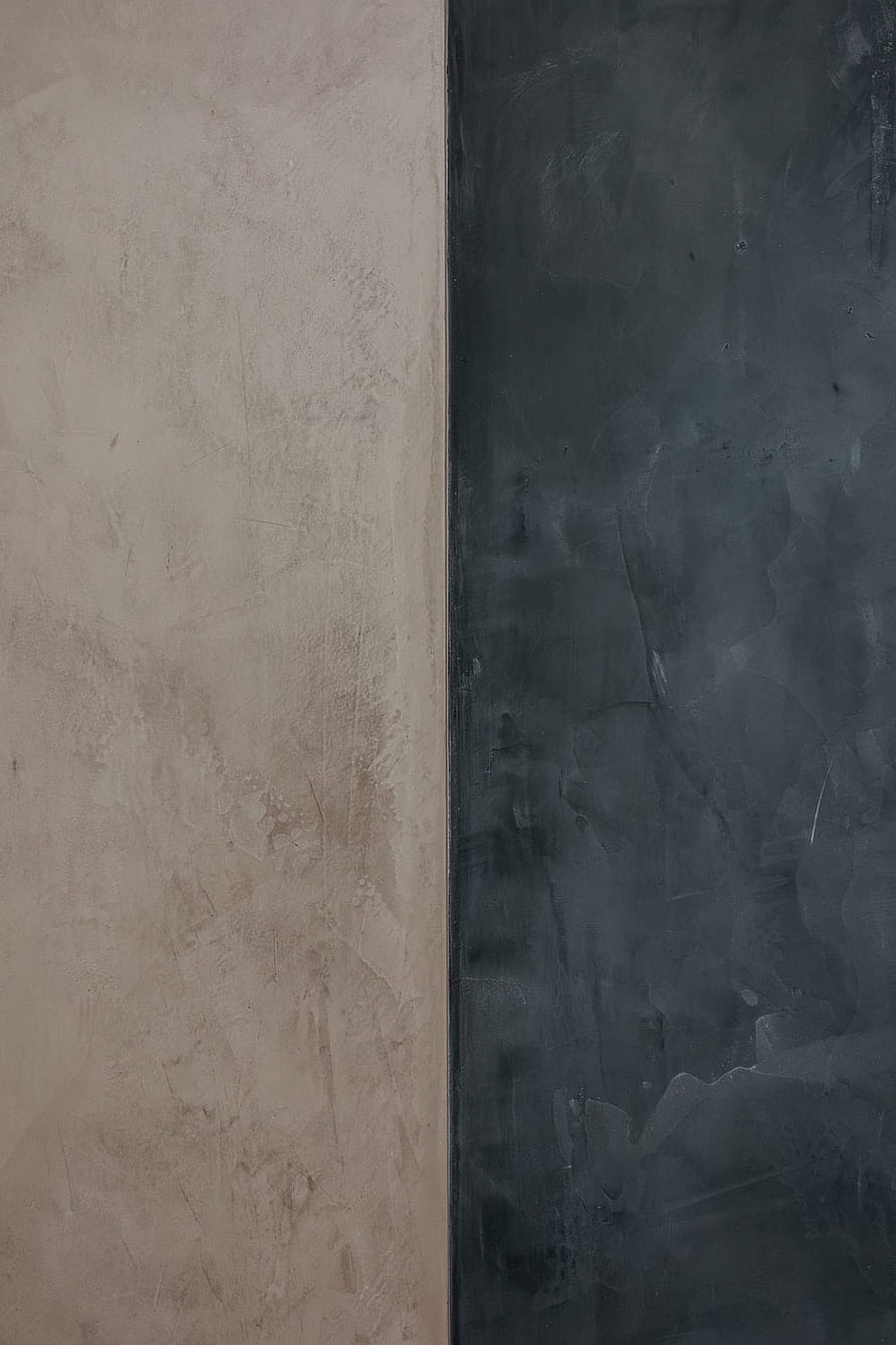 Minimalist Split Color Wall Texture with Beige and Dark Grey Concrete Surfaces HD phone wallpaper