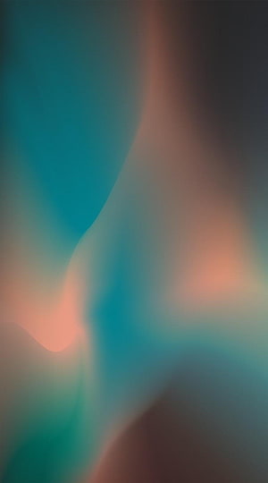 Abstract Gradient Wallpaper with Soft Teal and Peach Blurred Color Transitions HD phone wallpaper