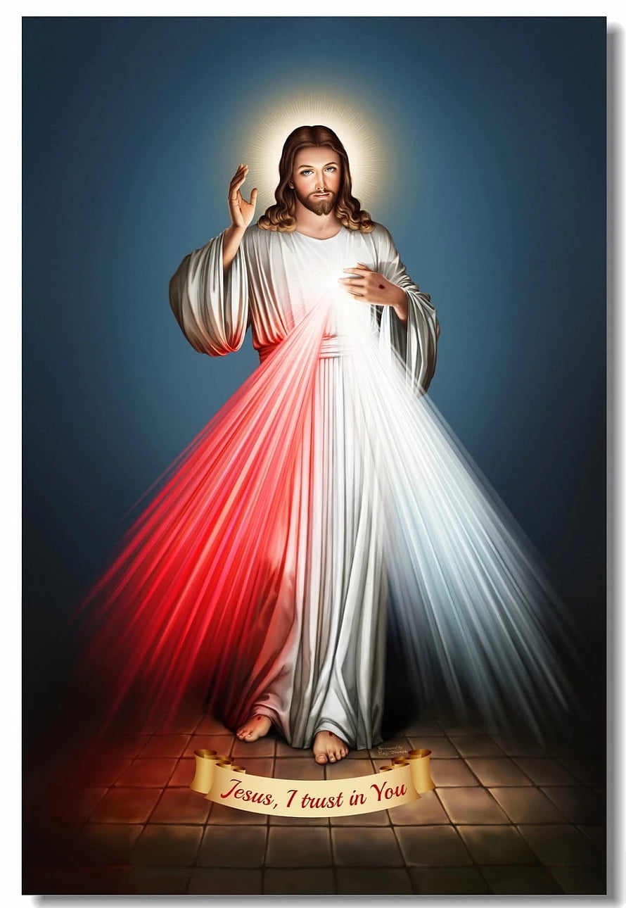 Divine Jesus Christ Sacred Heart Rays of Light Religious Art Wallpaper HD phone wallpaper