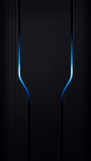 Dark Futuristic Neon Blue Abstract Minimalist Gaming Aesthetic HD phone wallpaper