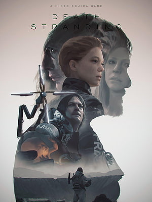 Death Stranding Key Art Featuring Sam Porter Bridges and Fragile Phone Device HD phone wallpaper