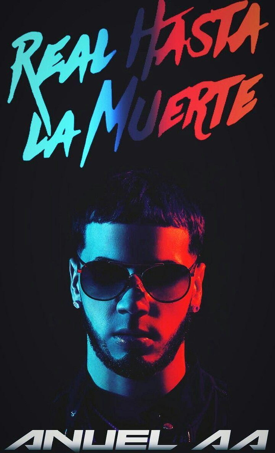 Anuel AA Real Hasta La Muerte Album Cover Portrait HD phone wallpaper