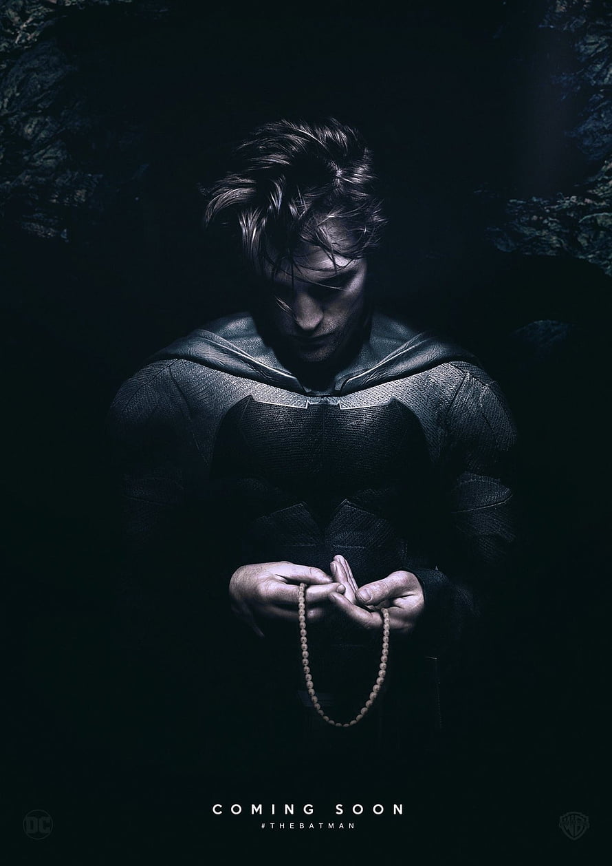 The Batman 2022 Movie Poster Featuring Robert Pattinson Praying in Dark Suit, the batman movie 2021 robert pattinson, #The Batman HD phone wallpaper