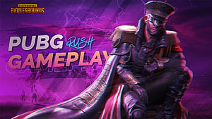 PUBG Mobile Rush Gameplay Character in Futuristic Military Uniform HD wallpaper