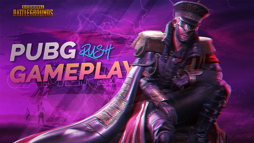 PUBG Mobile Rush Gameplay Character in Futuristic Military Uniform HD wallpaper