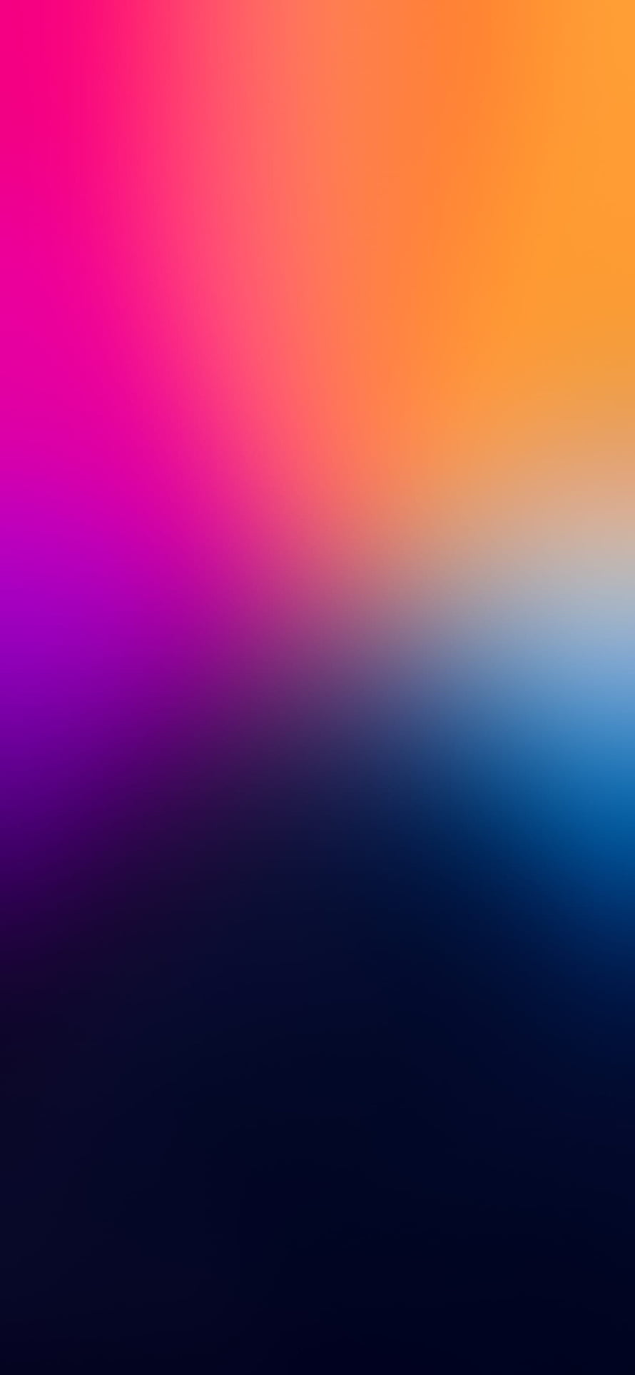 Vibrant Gradient Blur Wallpaper with Pink Orange and Deep Blue Tones HD phone wallpaper