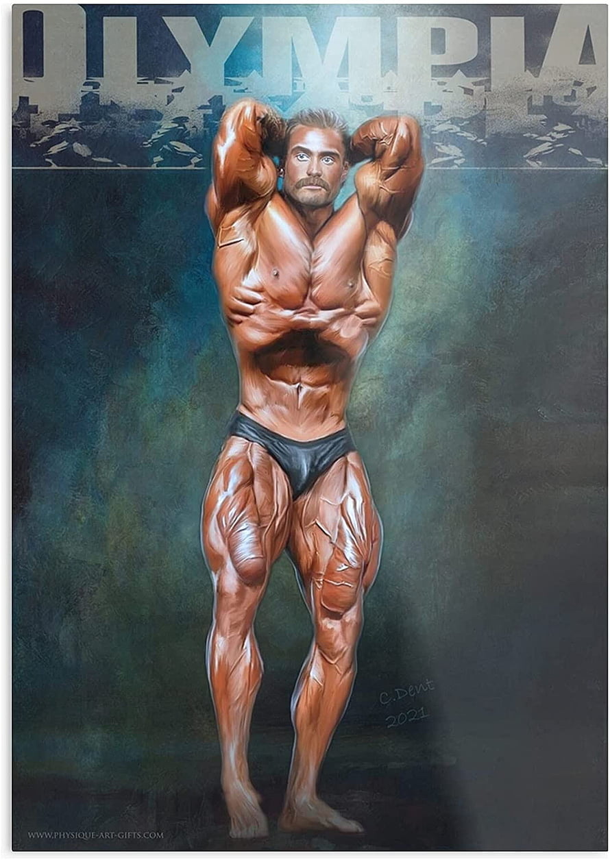 Chris Bumstead Mr Olympia Bodybuilding Pose Digital Art Illustration HD phone wallpaper