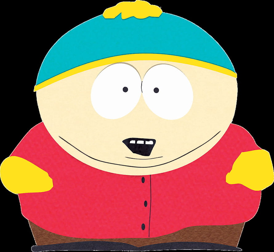 Eric Cartman from South Park in a red shirt and blue beanie with a surprised expression, Eric Cartman, south park cartman HD wallpaper