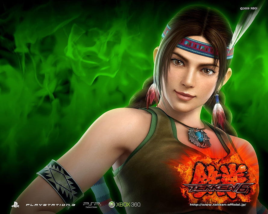 Julia Chang Character Portrait from Tekken 6 Fighting Game HD wallpaper