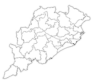 Outline Map of Japan with Prefectural Borders HD wallpaper
