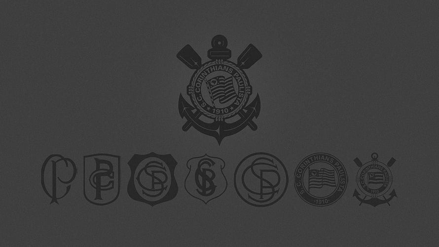 Sport Club Corinthians Paulista Official Crest and Logo Evolution Collection HD wallpaper