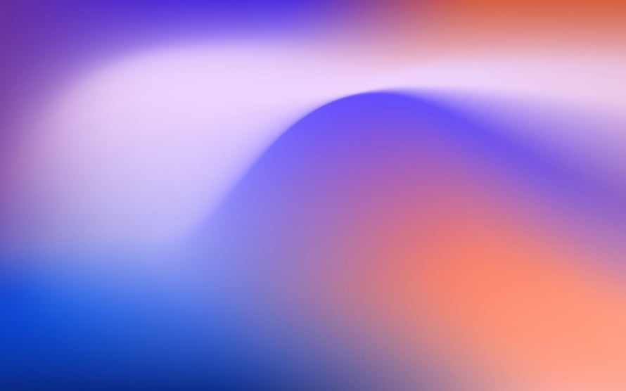 Soft Pastel Gradient with Blue and Orange Color Blend for Desktop Background HD wallpaper