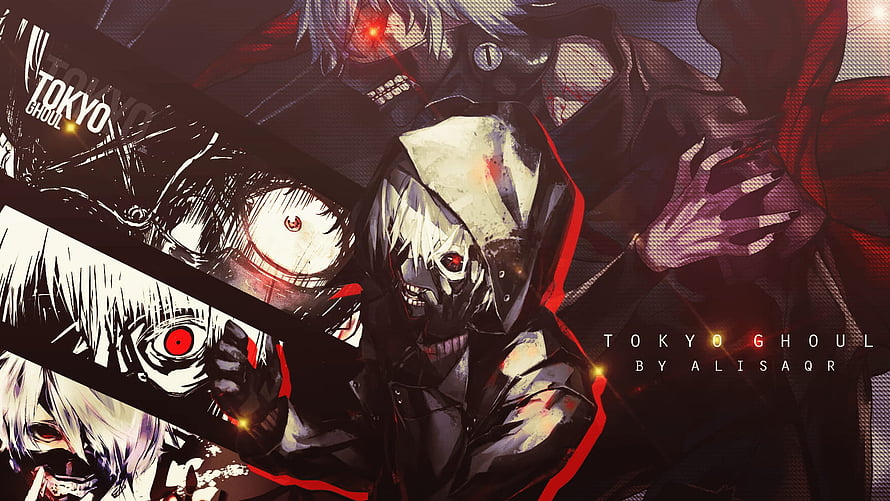 Tokyo Ghoul Kaneki Ken Hooded Character Dark Anime Artwork HD wallpaper