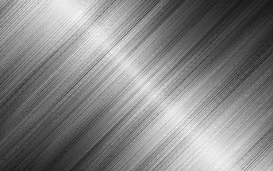 Diagonal Brushed Metal Surface with Soft Silver Gradient and Industrial Chrome Finish HD wallpaper