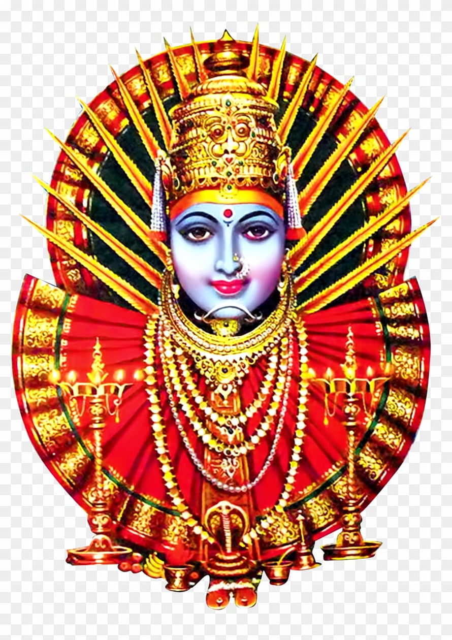 Renuka Yellamma Divine Portrait With Golden Crown And Radiant Halo HD phone wallpaper
