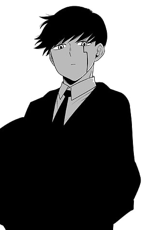 Mashle Magic and Muscles Anime Character Portrait in Black and White HD phone wallpaper