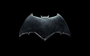Ben Affleck Batman Emblem in Dark Metallic Style, Batman movie Ben Affleck logo and Backgrounds, ben affleck batman HD wallpaper